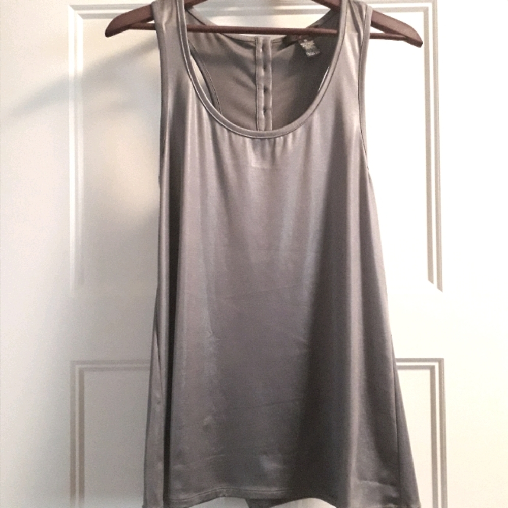 Dex Silver Racerback Tank Top